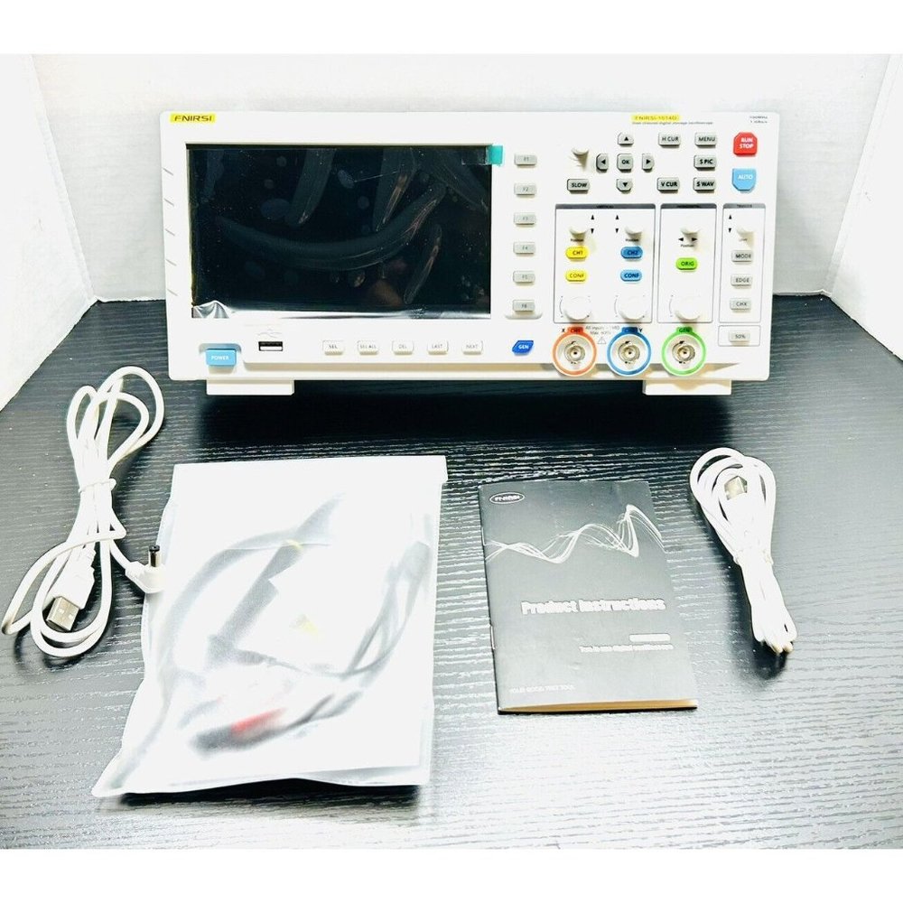 FNIRSI-1014D Dual-Channel Digital Oscilloscope Includes Signal Generator Functio